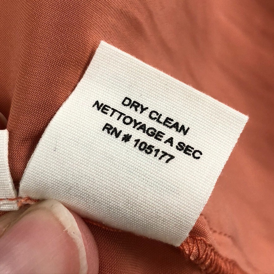 Ulla Johnson Maya Dress Womens 6 Orange Midi Ruch… - image 14