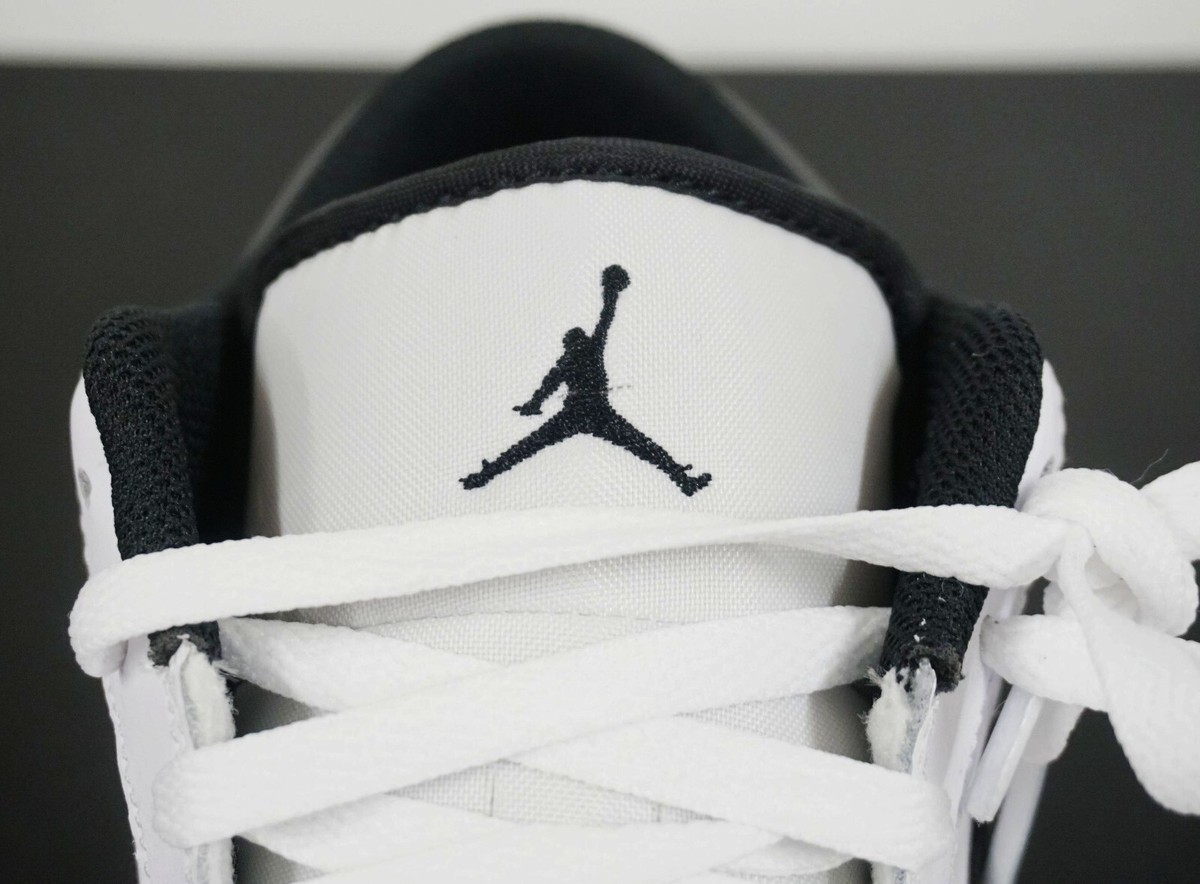 Nike Air Jordan 1 Retro Low AJ1 White Black Limited Edition