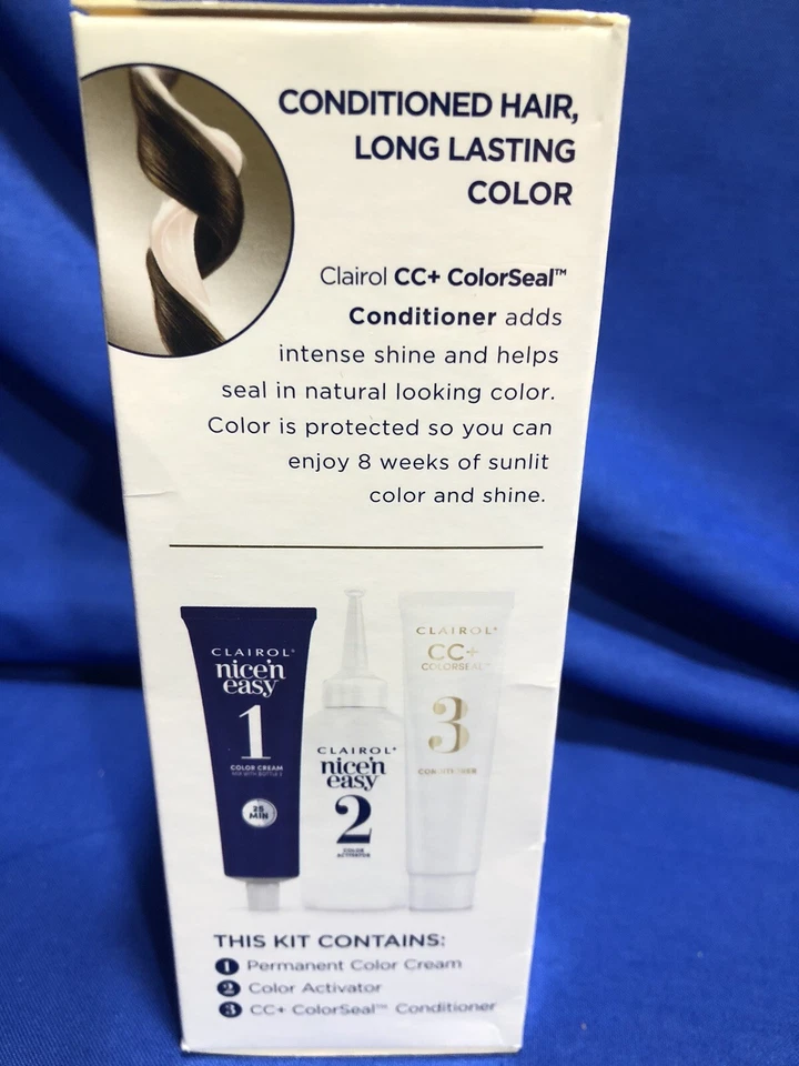 Clairol Nice n Easy Hair Color Care #3 BROWN BLACK Lot Of 2 Tones & Highlight - Image 4 of 4