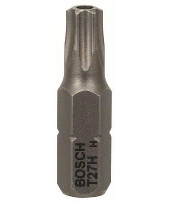 | Bosch Security-Torx-Schrauberbit Extra-Hart T27H, 25 mm, 2er-Pack 2608522013