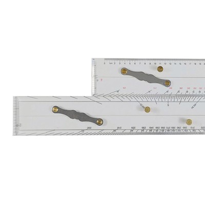Scale Ruler 600mm Marine Navigation Parallel Ruler - High Accuracy Ship ...