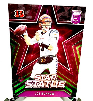 2023 Panini Donruss Elite Joe Burrow Star Status Cincinnati Bengals #3