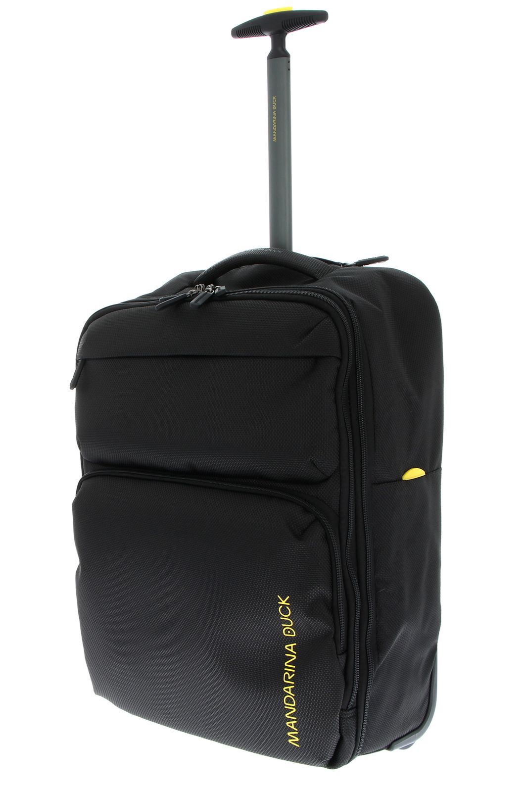 Mandarina Duck Unisex Noir Rolling Laptop Backpack Zephyr - Image 2