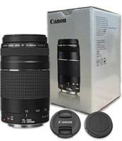 Canon Ef 75-300mm F/4-5.6 Iii Telephoto Zoom Lens For Canon Cameras Original Box Canon Ef 75-300mm F/4-5.6 Iii Telephoto Zoom Lens For Canon Cameras Original Box