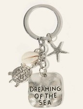 SHELL  SEA CHARMS KEYCHAIN
