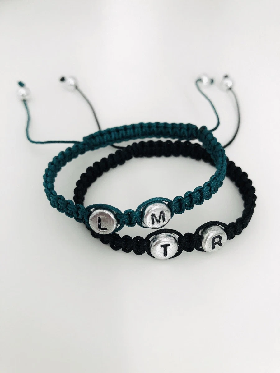Couples sale initial bracelets