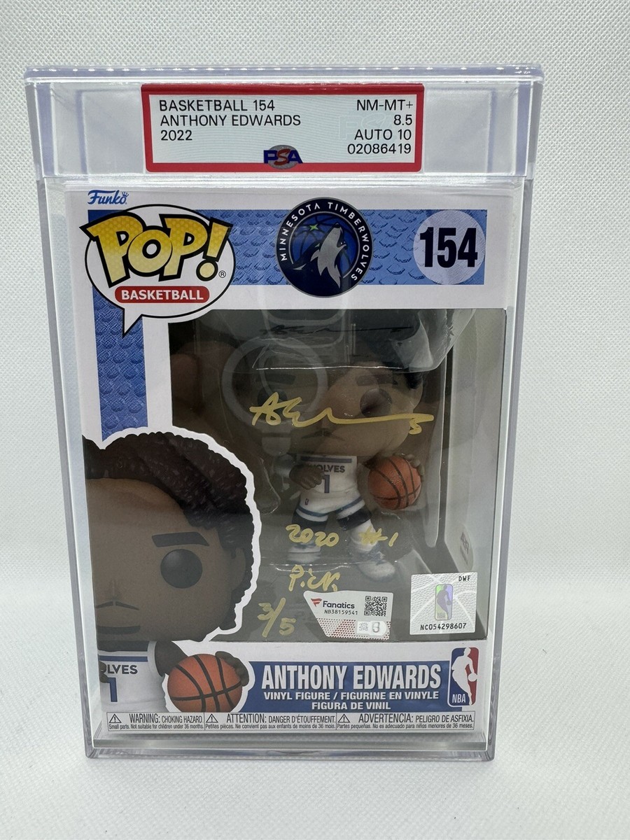 Anthony Edwards funko pop PSAサイン入り Fanatics Authentic PSA Anthony Edwards Signed Auto Funko Pop 2020