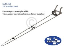 1/24 Slot Car Dragster Stainless Steel Chassis Kit - KC Racing KCR-3SS 