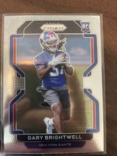 2021 Panini Prizm Rookie Card RC Gary Brightwell Giants #400