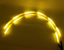 2pcs 60cm RGB LED strip Turn Signal Flow series Chasing DRL APP BT rainbow flash