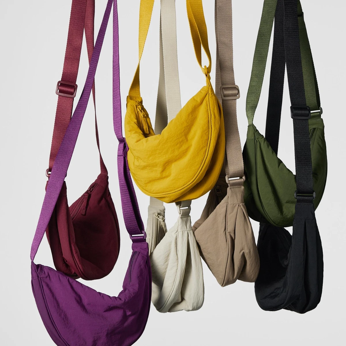 Uniqlo ROUND MINI SHOULDER NYLON BAG Unisex 7Colors Japan