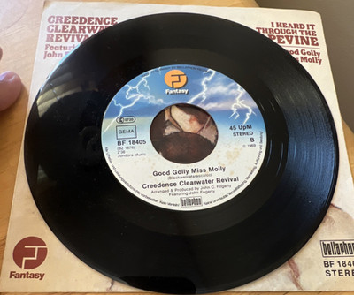Creedence Clearwater Revival Good Golly Miss Molly 7'' 45 RPM Vinyl Fantasy BF18 