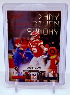 2021 Prestige Any Given Sunday Xtra Points Red /299 Patrick Mahomes II #AGS-PM