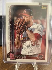 2025 Topps Update Series Steven Matz Golden Mirror Image Variation #US35