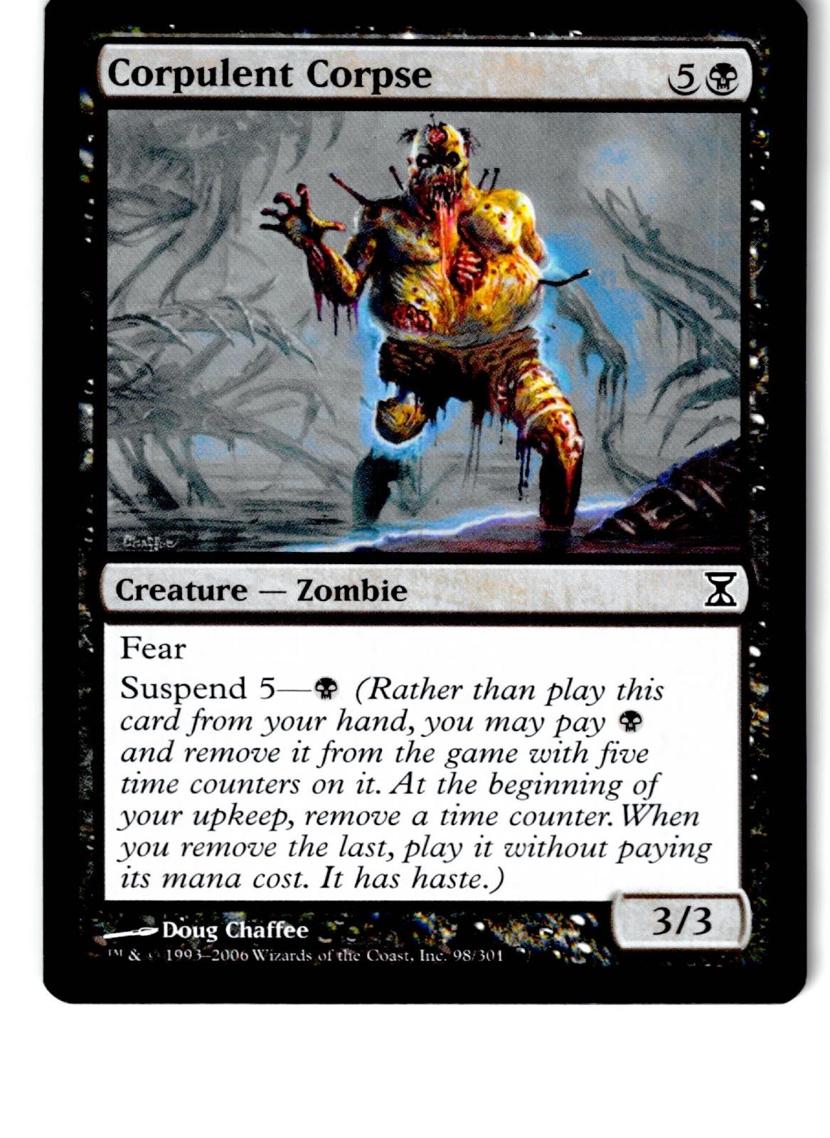 Set Of 4 Corpulent Corpse 98 Common Time Spiral Magic: The Gathering LP