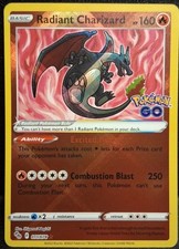 Carta Pokémon Go Radiant Charizard TCG Holo Radiant Rara 011/078 NM/M