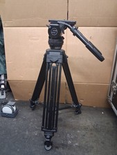 Sachtler Video 18P Fluid Head  Vinten 75mm Tripod w/ Floor Spreader