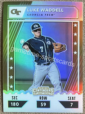 2021 Elite Extra Edition Luke Waddell #CTO-LW Contenders Chrome Silver Prizm RC