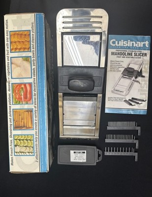 COMPLETE Cuisinart Professional Stainless Steel Mandoline Fruit Vegetable Slicer