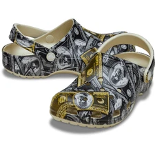 Crocs Classic Money 211968-2Y2 Clogs Men's Bone Printed Comfort Shoes JAX530