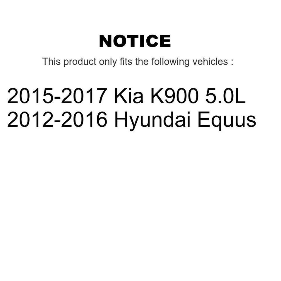 Stock OE Brake Rotors Kit for Hyundai Equus 2012-2016 oe0J Daily Driver Aftermar - Image 2 of 4