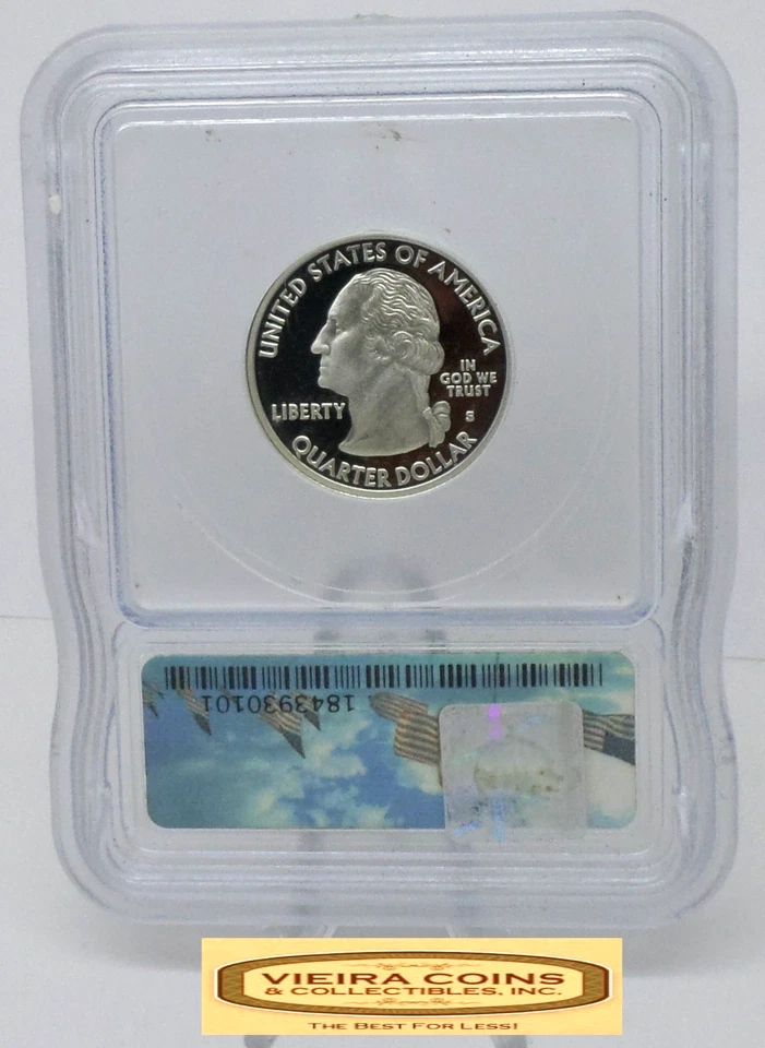 2009-S Silver Proof Quarter U.S. District of Columbia, ICG PR70 DCAM FDI #B50501 - Image 2 of 2