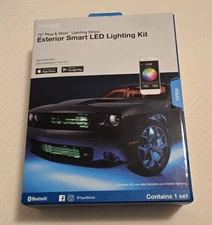 72" Plug & Glow Auto/Car Lighting Strips Exterior Smart LED Lighting Kit TypeS