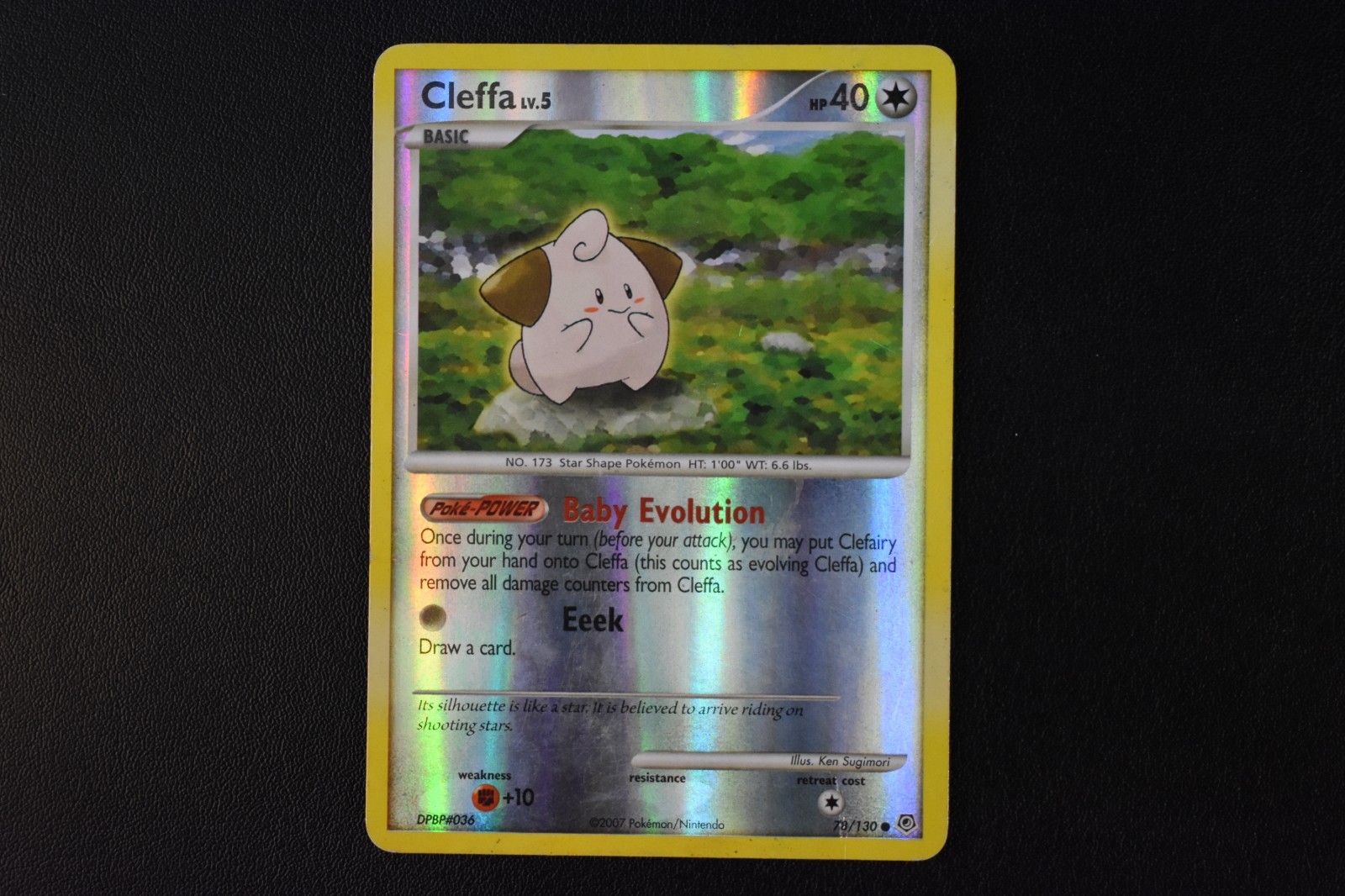 Cleffa 78/130 Diamond and Pearl Reverse Holo