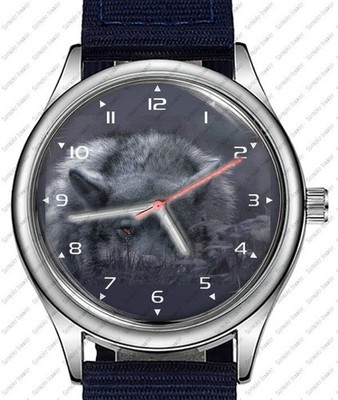 Hiding Wolf Trendy 38mm Face Wrist Watch