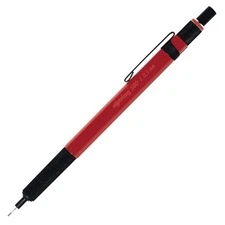 rOtring 500 Mechanical Pencil 0.5mm Red Lightweight with Metal Grip and Hexag...
