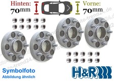 HR TRAK+ Spurverbreiterung DRM 70mm/Achse für Mazda RX-8 FE, SE, Bj. 2003-2012