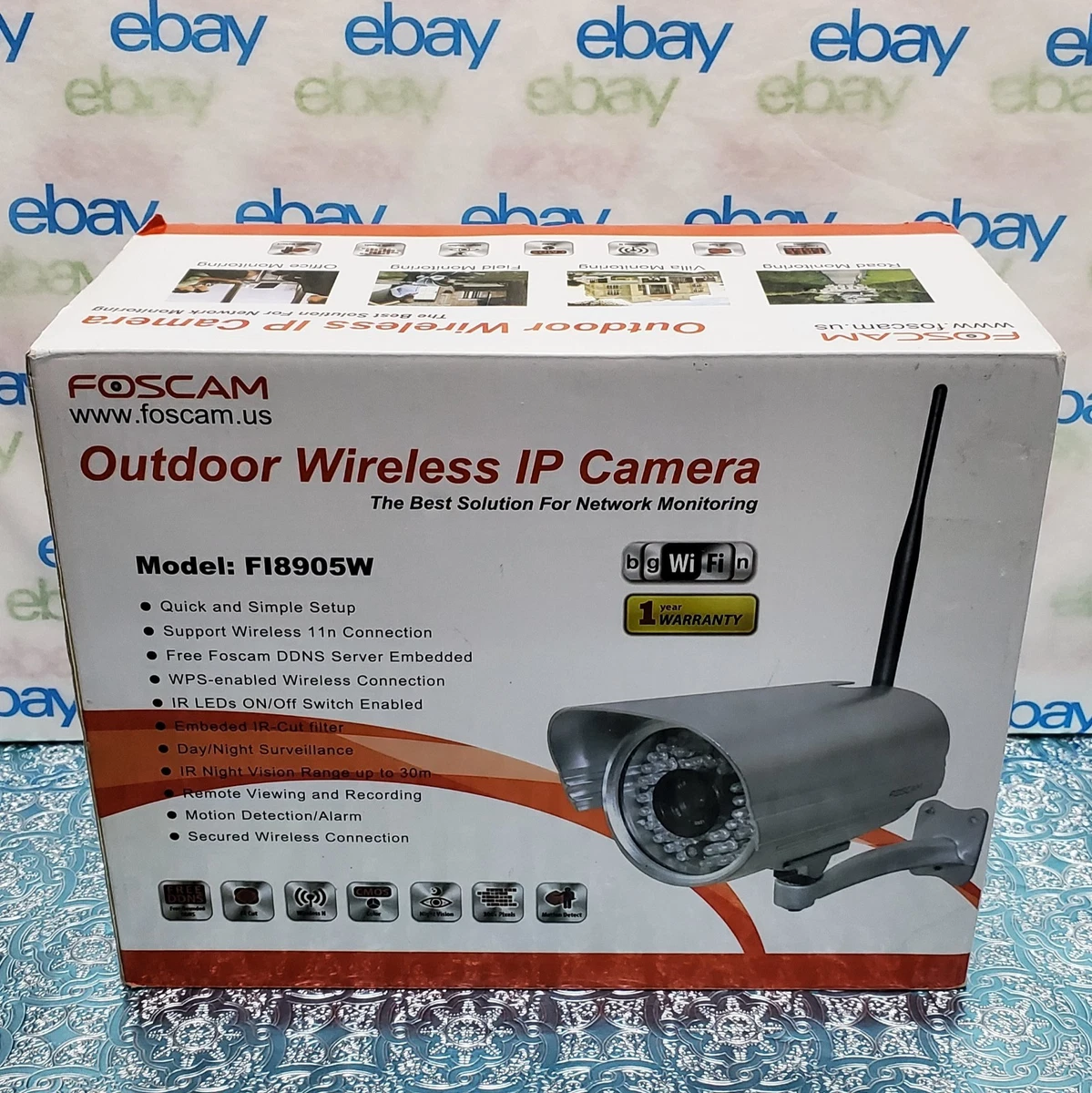 Preços baixos em Foscam Ip/rede Cor Câmeras de Segurança