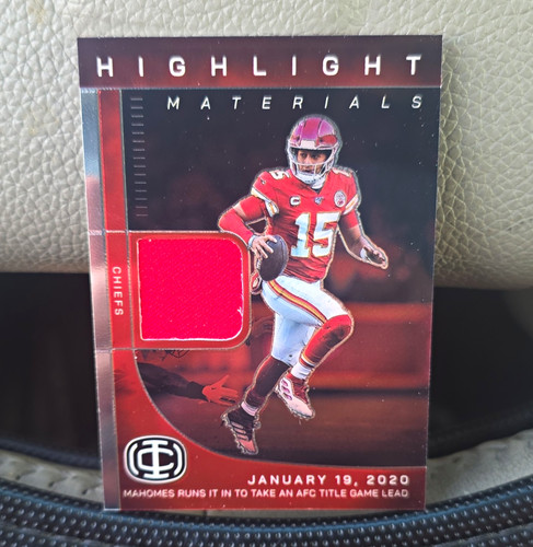 Panini 2025 Icon Collection Mahomes Patrick Mahomes II Highlight Materials HM-1