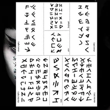 the Mummy Halloween Scary Face Tattoo Temporary 3 Sheets Realistics Make up for 