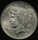 1922 PEACE SILVER DOLLAR UNCIRCULATED DETAILS 0.7734oz ASW