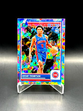 RC! Ausar Thompson 2023-24 Panini NBA Hoops Premium Ice Prizm Parallel RC SP