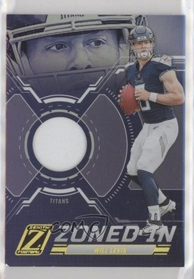 2023 Panini Zenith Zoned In Prime 20/50 Will Levis #ZI-WLS Rookie RC 3hd