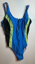 Sports Illustrated Swimming Suit One-Piece Swimsuit Zip Front Missy Franklin 