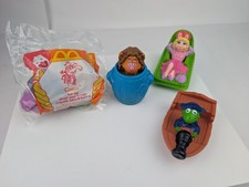 1995 McDonalds Muppet Treasure Island Happy Meal Tub Toys Set of 4 Pre Owned