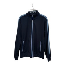 Vtg Old Navy Active Mens Sz XL Jacket Blue Long Sleeve Zip Athletic