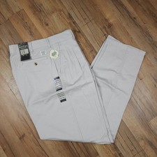 NWT Vintage 90 s Bugle Boy Khaki Pants Mens 34x32 Beige Pleated NOS