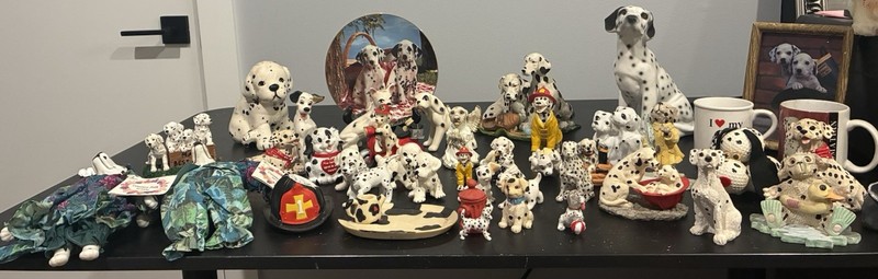 46 Piece Dalmation Figurine Collection