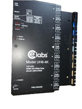 CE labs HDMI Distribution Amplifier UH8-4K Pro Grade 1x8 WITH POWER CORD