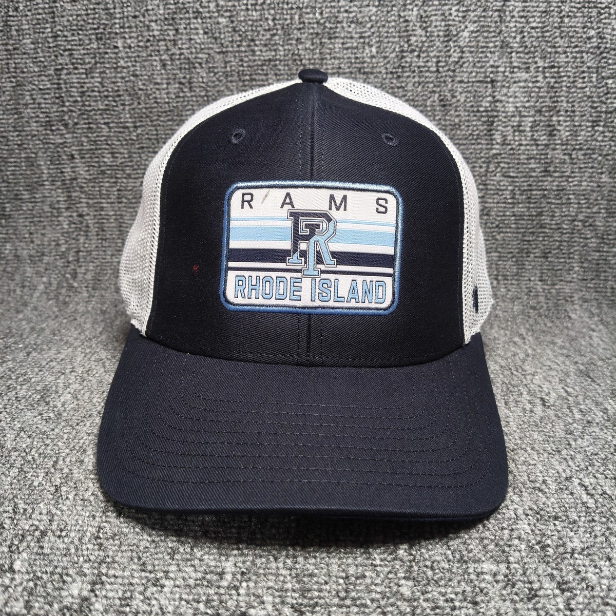 '47 Brand Rhode Island Rams NCAA Trucker Snapback Hat Navy White