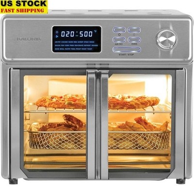 10-in-1 Air Fryer Oven Turbo Cooking Fast Meal Prep Easy Presets Accessories New