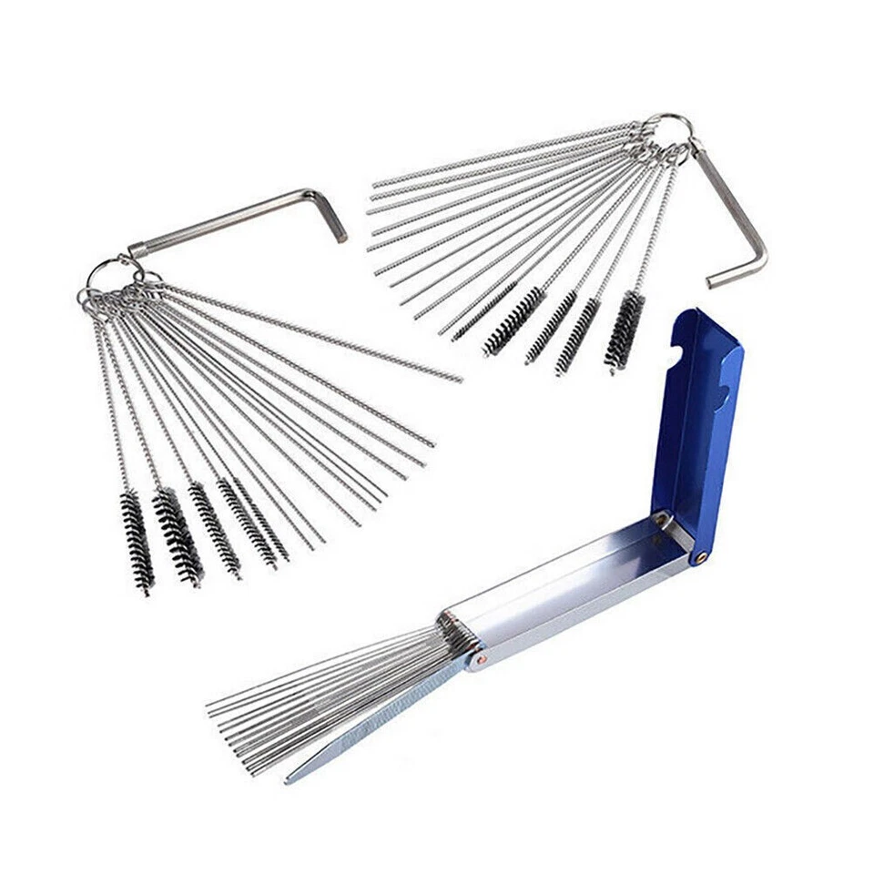 Limpiador de carburador limpiador de carburadores motocicleta herramienta de limpieza motocicleta kit de herramientas Foto 2 de 4