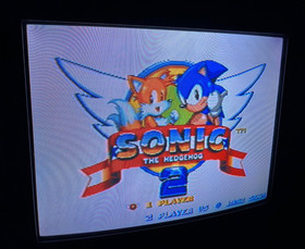 SEGA Genesis Model 1 with 4BP+Full Recap+Games+1 Wireless and Wired Controller