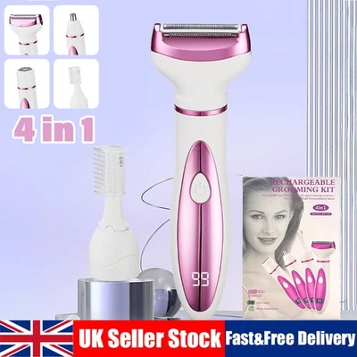Electric Shaver For Women Rechargeable Painless Bikini Razor Lady Hair Remover