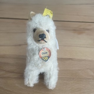 Steiff Hund Chow weiß Mit K F S 12cm