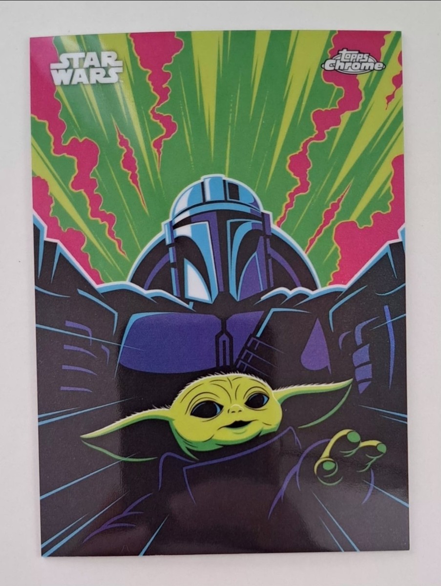 2025 Topps Chrome Star Wars *MANDALORIAN & GROGU* A Kyber Light